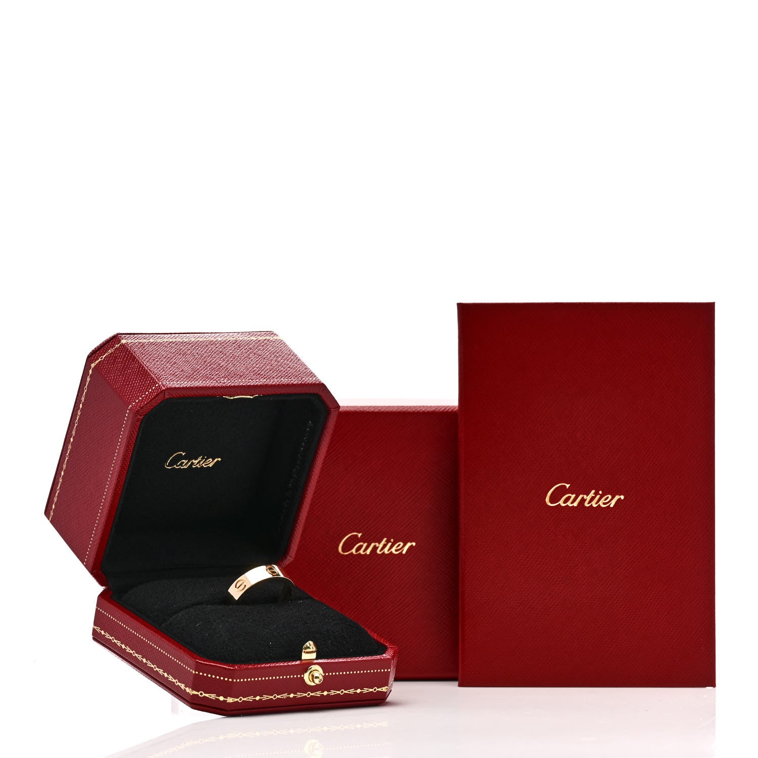 Cartier 18K Yellow Gold 5.5mm LOVE Ring 61 9.5 5 of 5