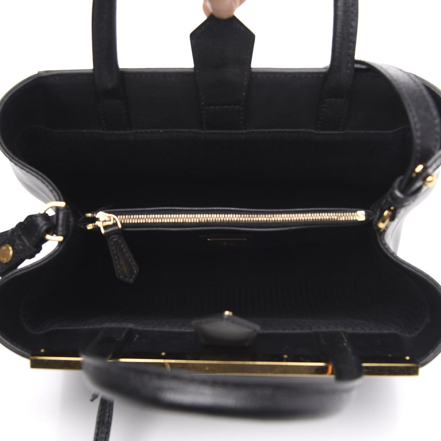 Vitello Elite Petite 2Jours Tote Black