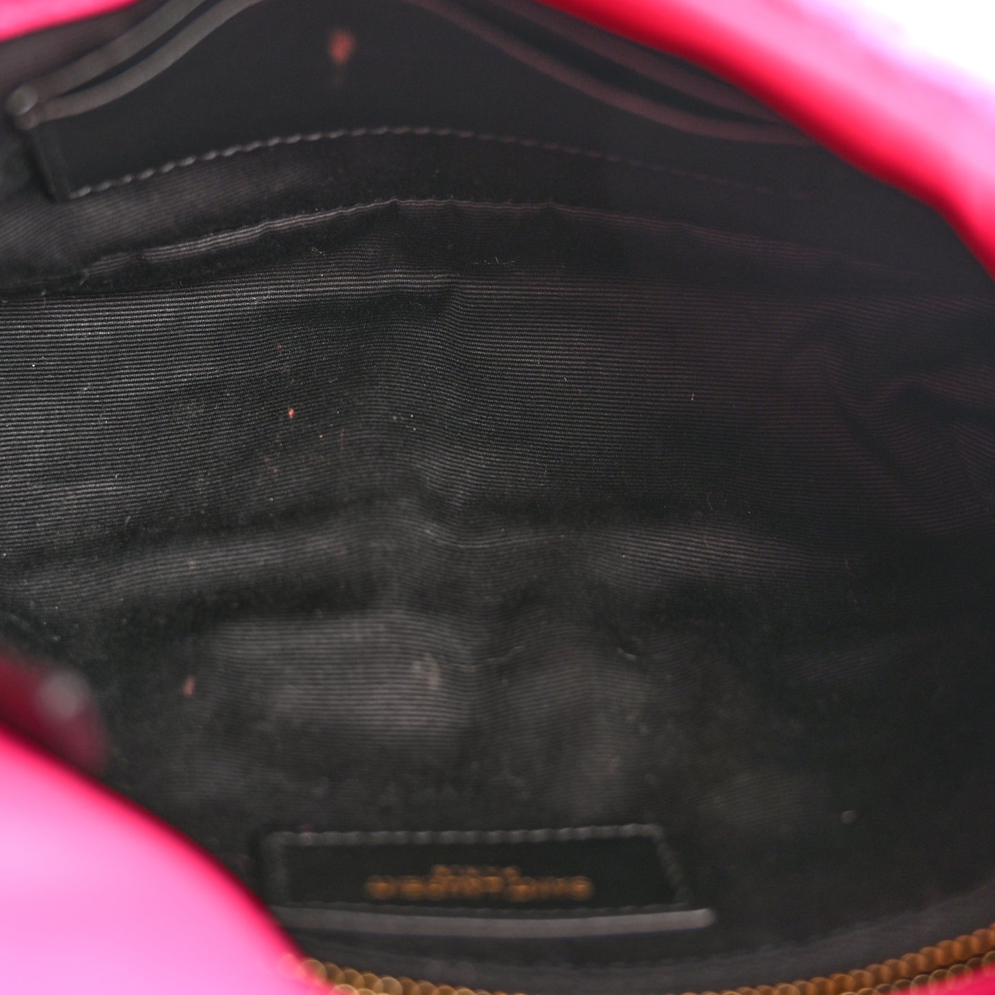 Boucle Tweed Quilted Toy Loulou Puffer Monogram Chain Satchel Magenta