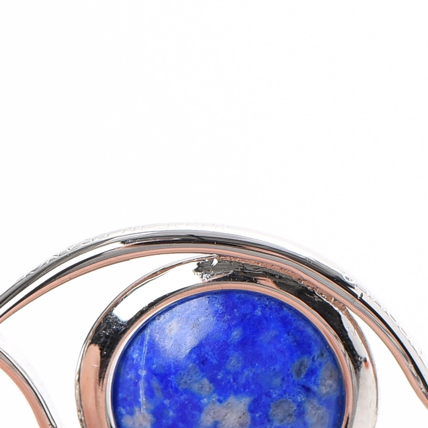 Hermes Palladium Lapis Lazuli Eye Curiosite Charm 5 of 7