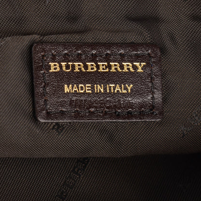 Burberry Haymarket Check Adeline Foldover Clutch Brown 6 of 9