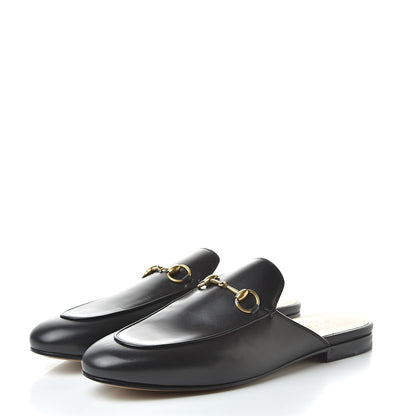 Gucci Calfskin Womens Princetown Slippers 39 Black 3 of 9