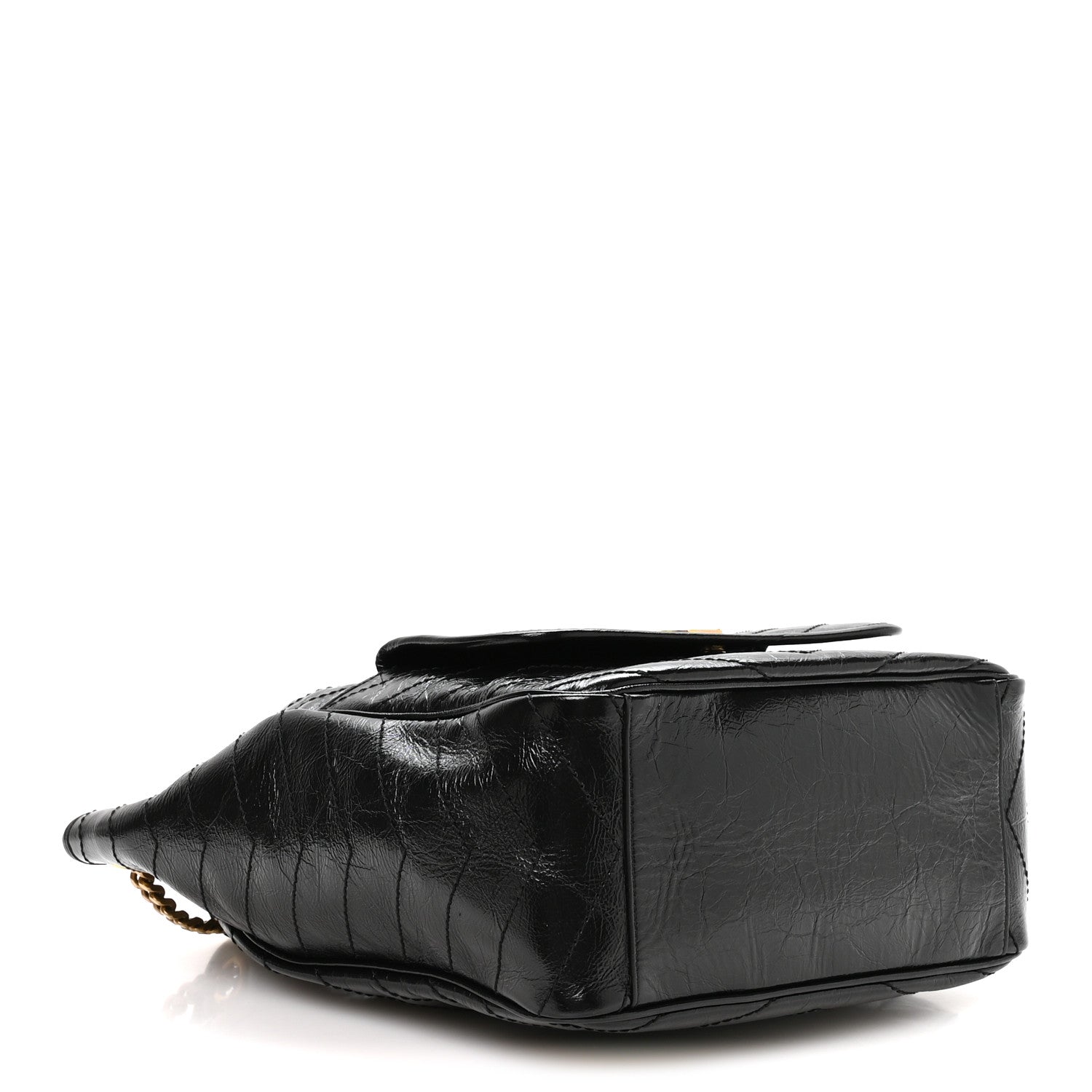 Saint Laurent Crinkled Calfskin Matelasse Monogram Niki Multipocket Shopping Tote Black 4 of 10