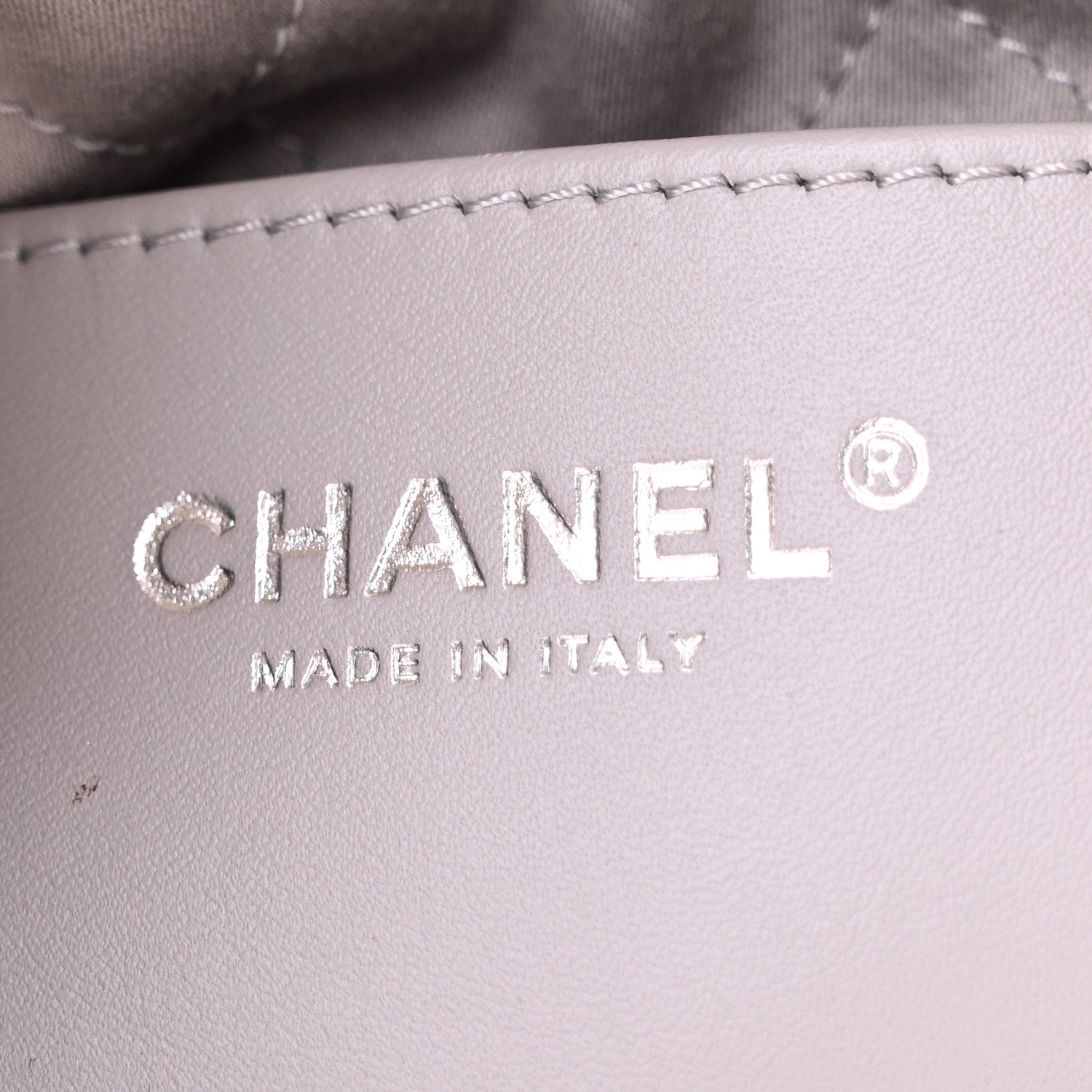 Chanel Metallic Shaded Calfskin Quilted Mini Chanel 22 White Silver 6 of 11