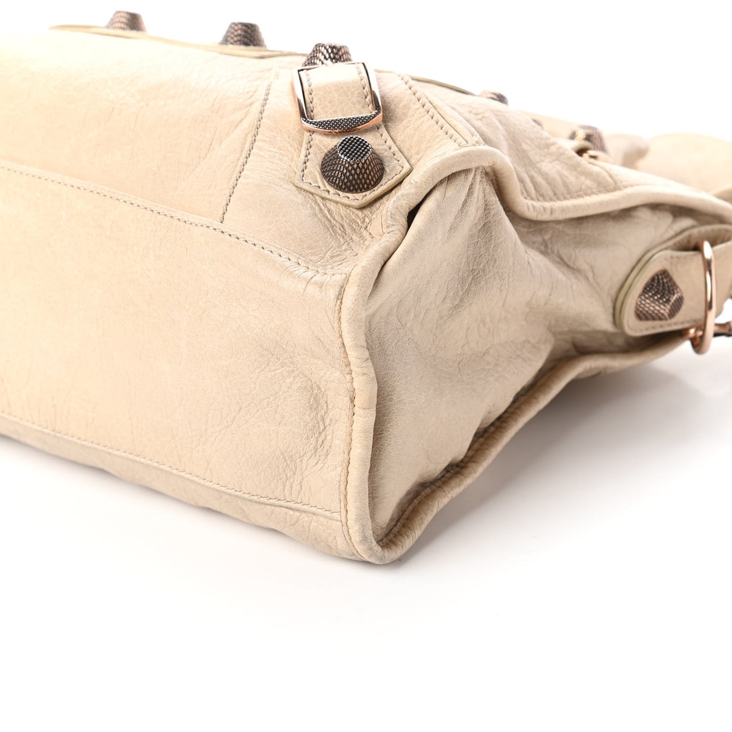 Agneau Giant 21 Rose Gold Hardware City Praline