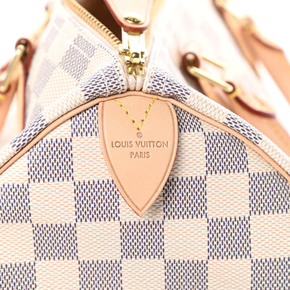 Louis Vuitton Damier Azur Speedy 30 6 of 12