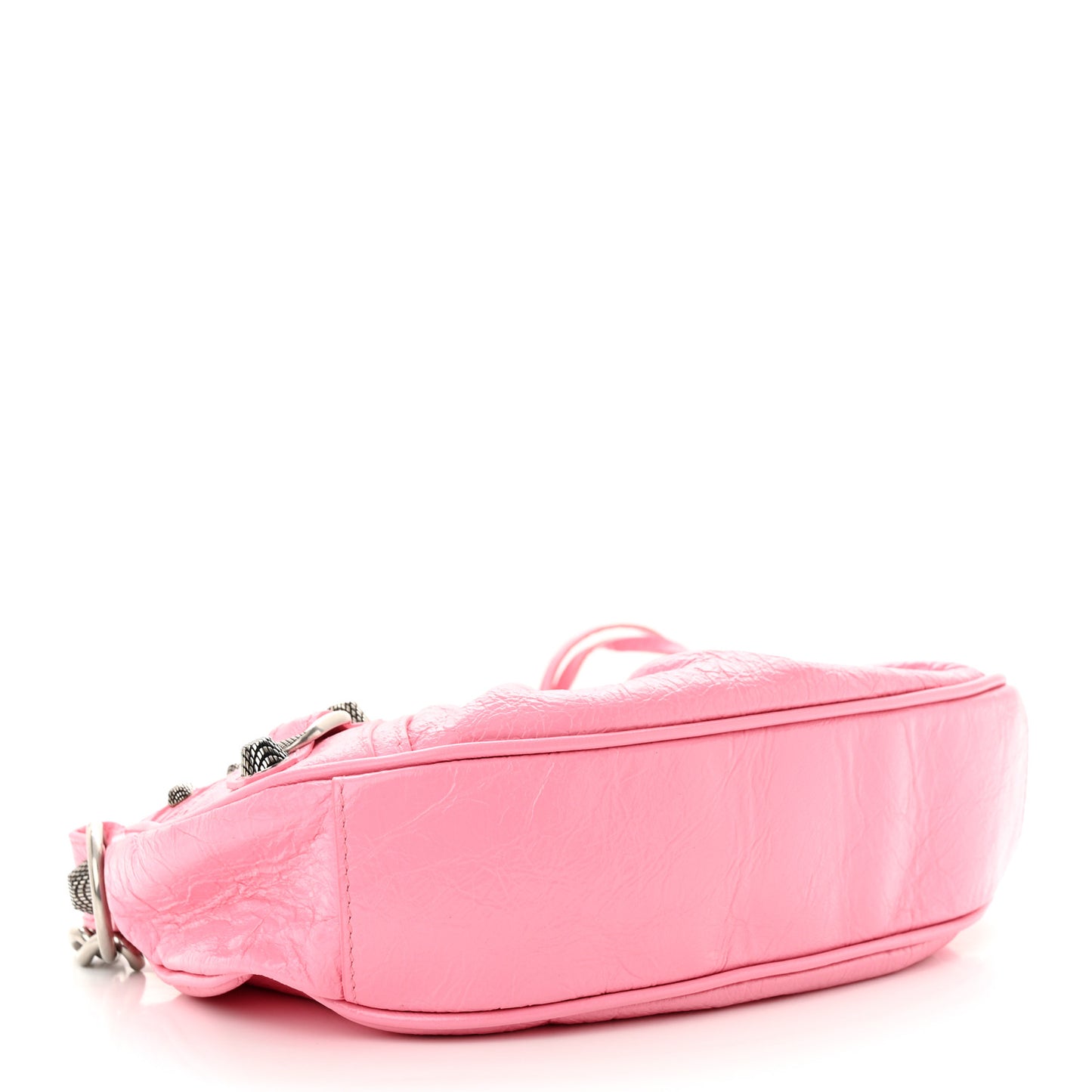 Agneau Arena Le Cagole Chain Shoulder Bag XS Candy Pink
