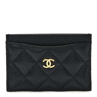 Chanel Caviar Quilted Card Holder Black 1 of 9
