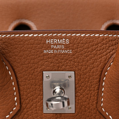 Hermes Togo Birkin 25 Gold 6 of 10