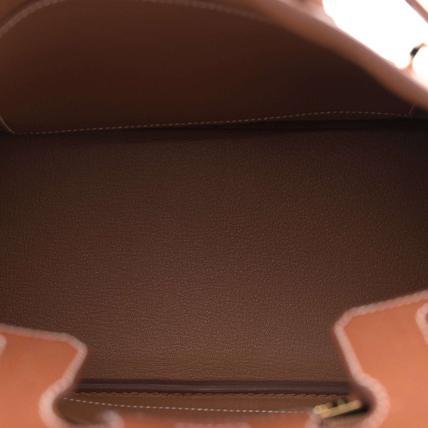 Hermes Natural Barenia Faubourg Birkin 25 Fauve 5 of 13