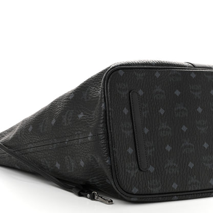 MCM Visetos Large Liz Reversible Shopper Tote Black 13 of 17