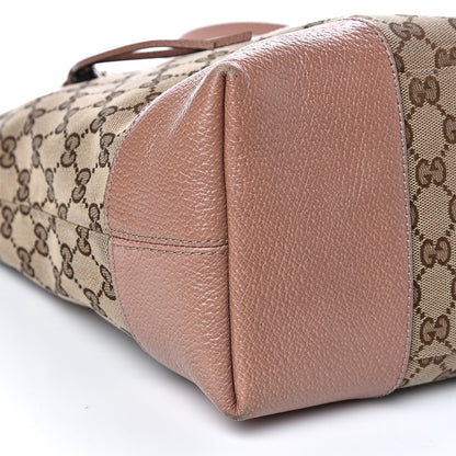 Gucci Monogram Medium Bree Foldover Tote Beige Soft Pink 8 of 17
