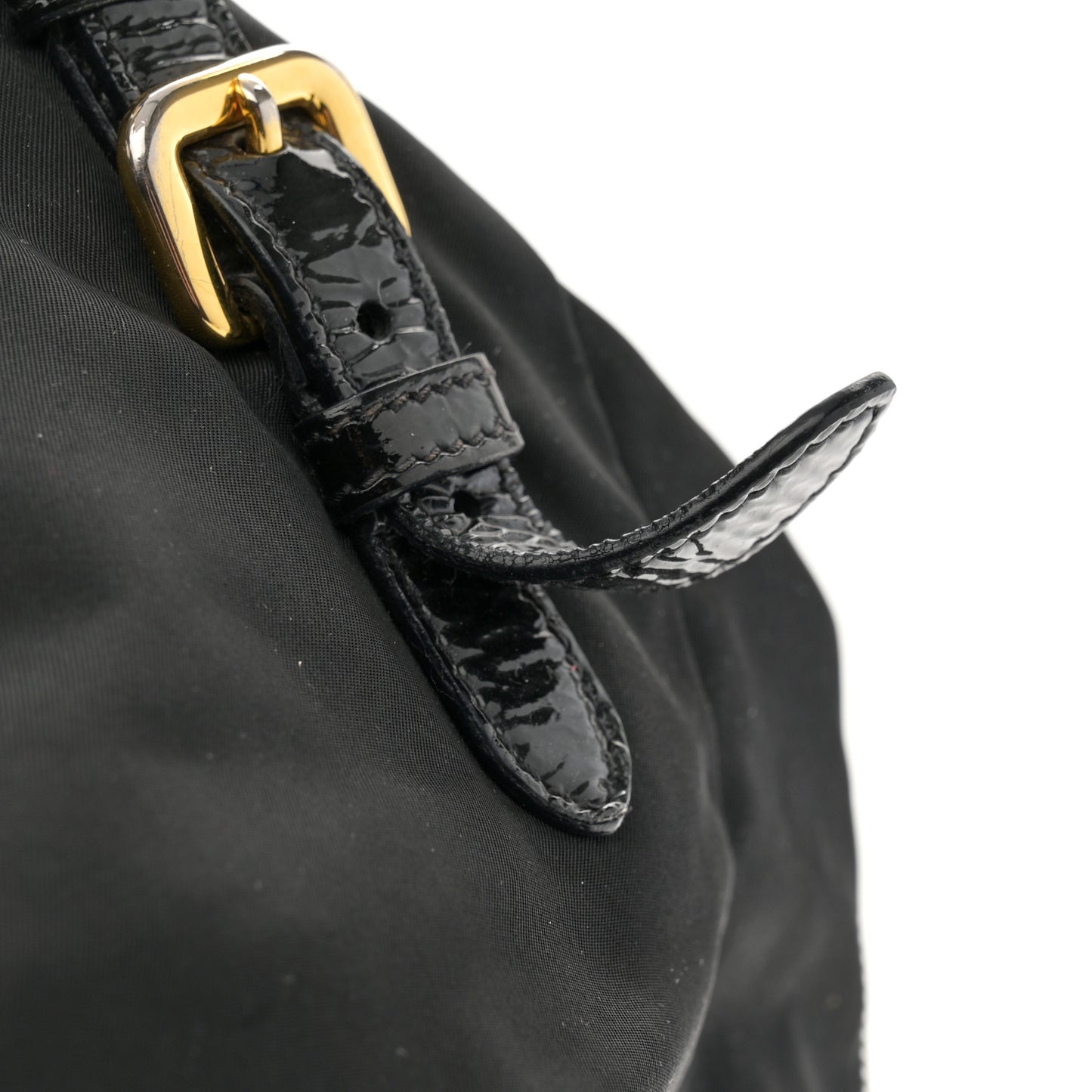 Tessuto Nylon Spazzolato Tote Black