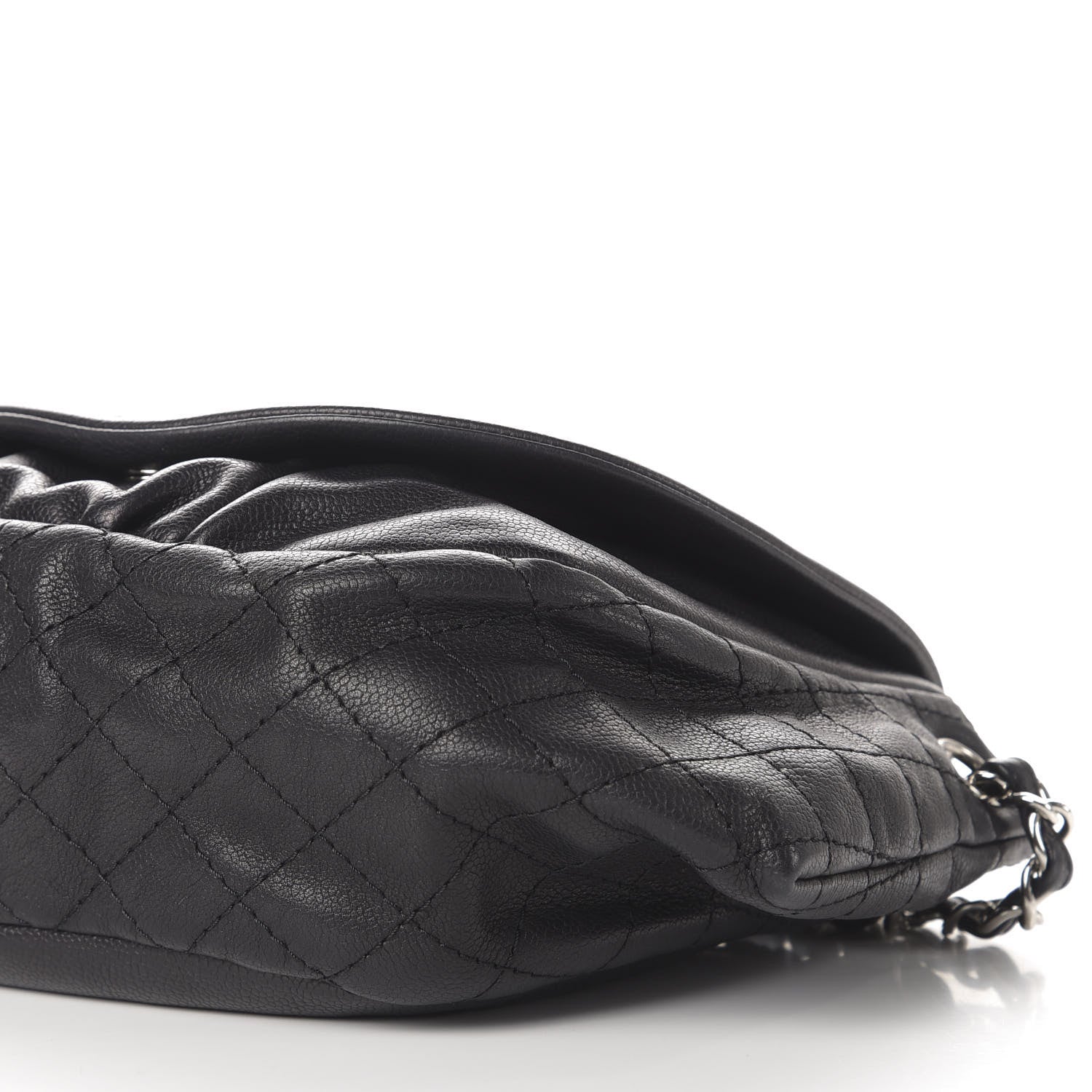 Chanel Caviar Half Moon Large Flap Black 9 of 10