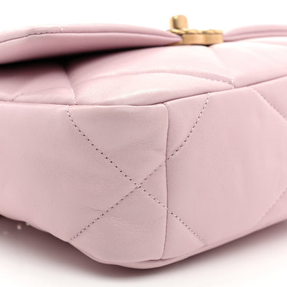 Chanel Lambskin Quilted Medium Chanel 19 Flap Light Pink 9 of 10