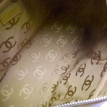 Chanel Caviar CC Wood Chain Hobo Maize 8 of 12