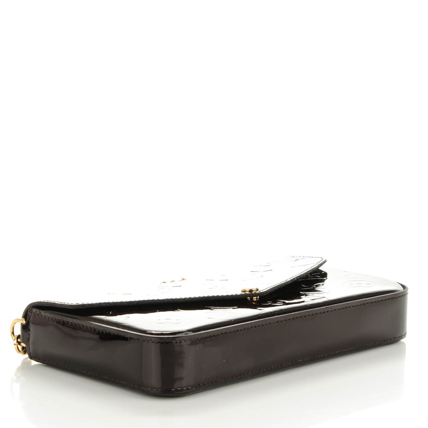 Vernis Pochette Felicie Chain Wallet Amarante