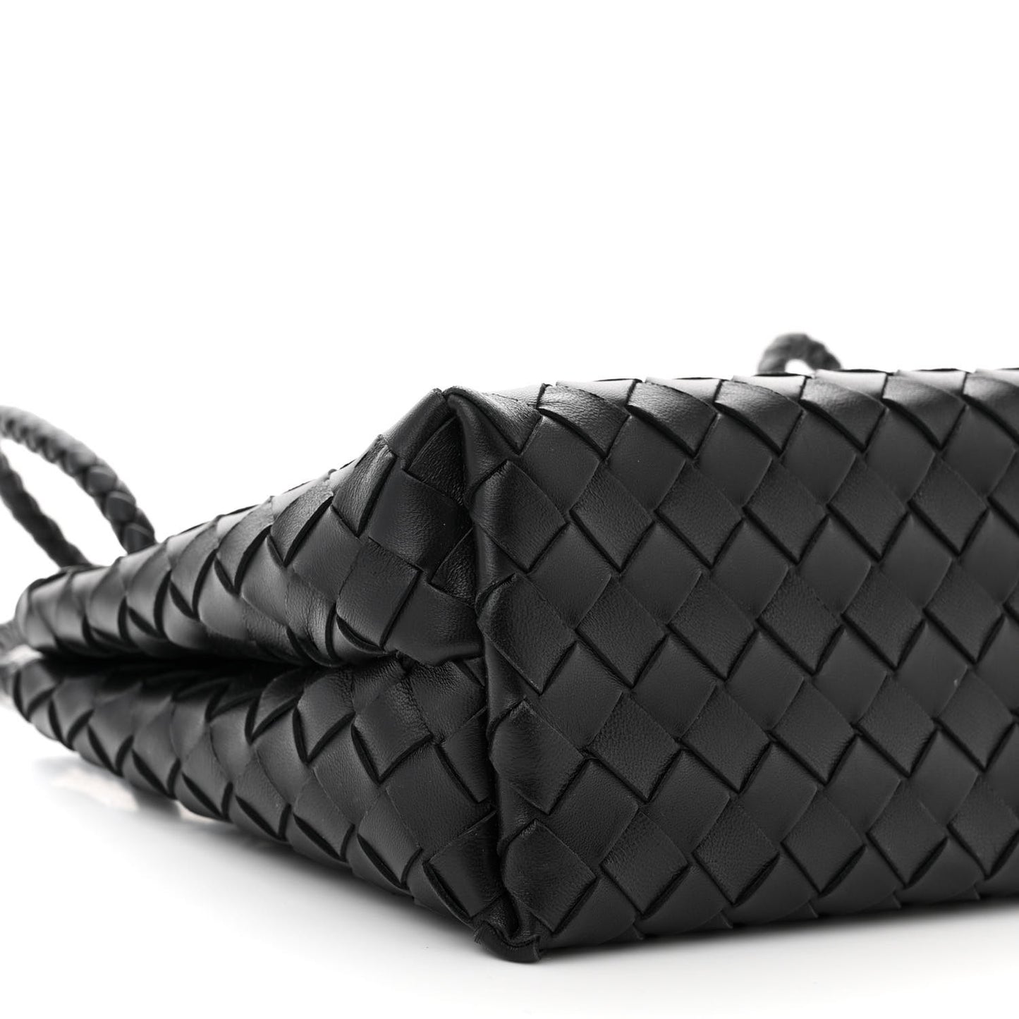 Nappa Intrecciato Small Andiamo Shoulder Bag Black