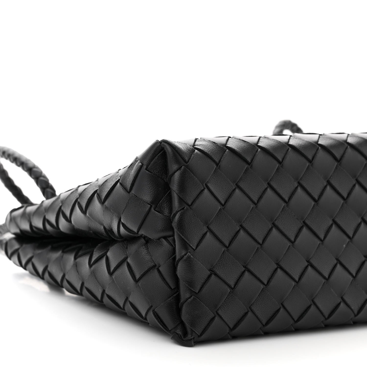 Bottega Veneta Nappa Intrecciato Small Andiamo Shoulder Bag Black 8 of 9