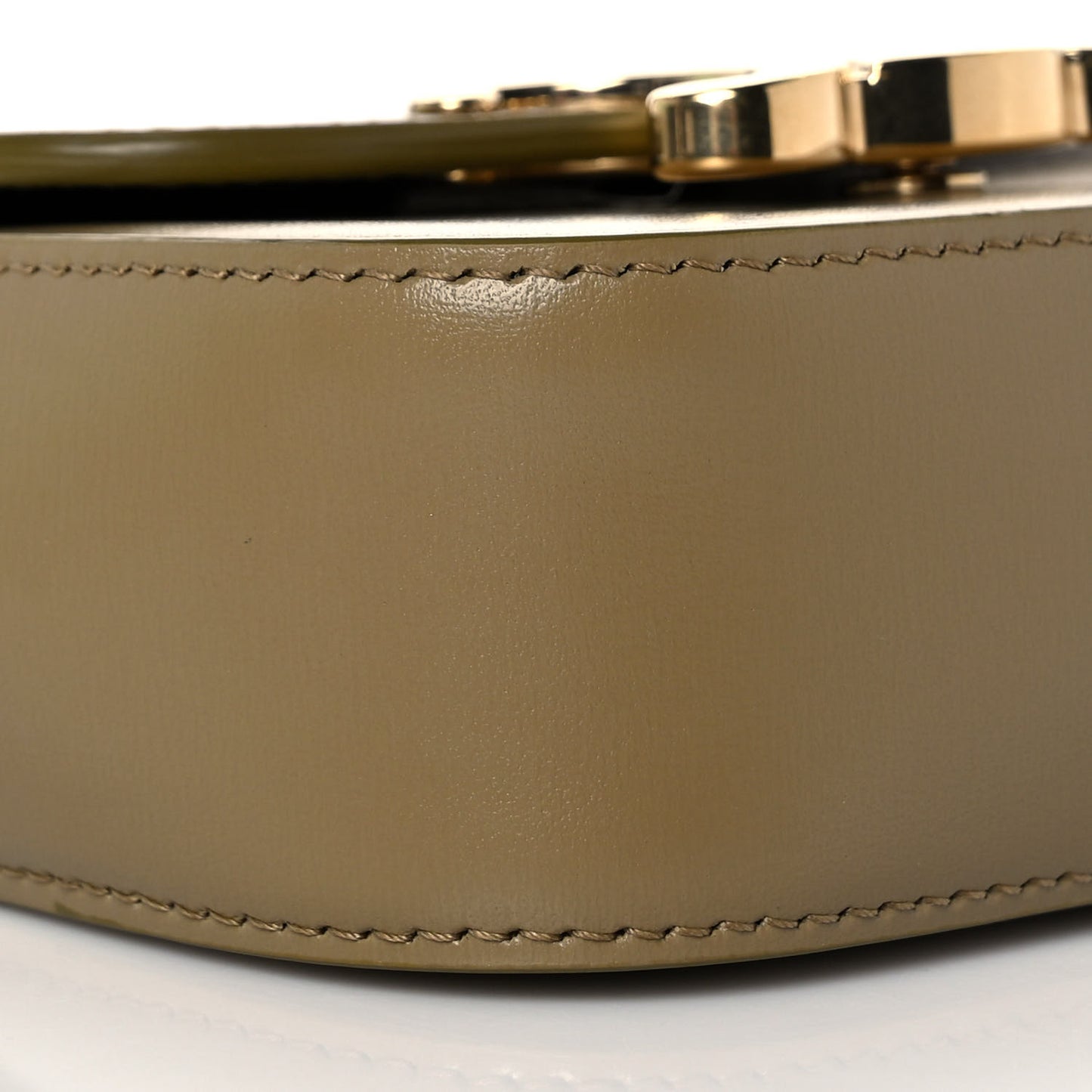 Shiny Calfskin Mini Triomphe Olive