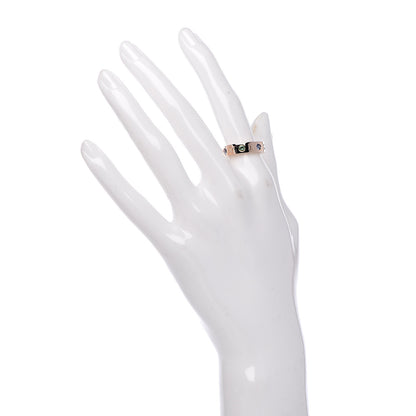 Bulgari 18K Rose Gold Sapphire Tsavorite Garnet Diamond Roman Sorbet Band Ring 52 6 2 of 5