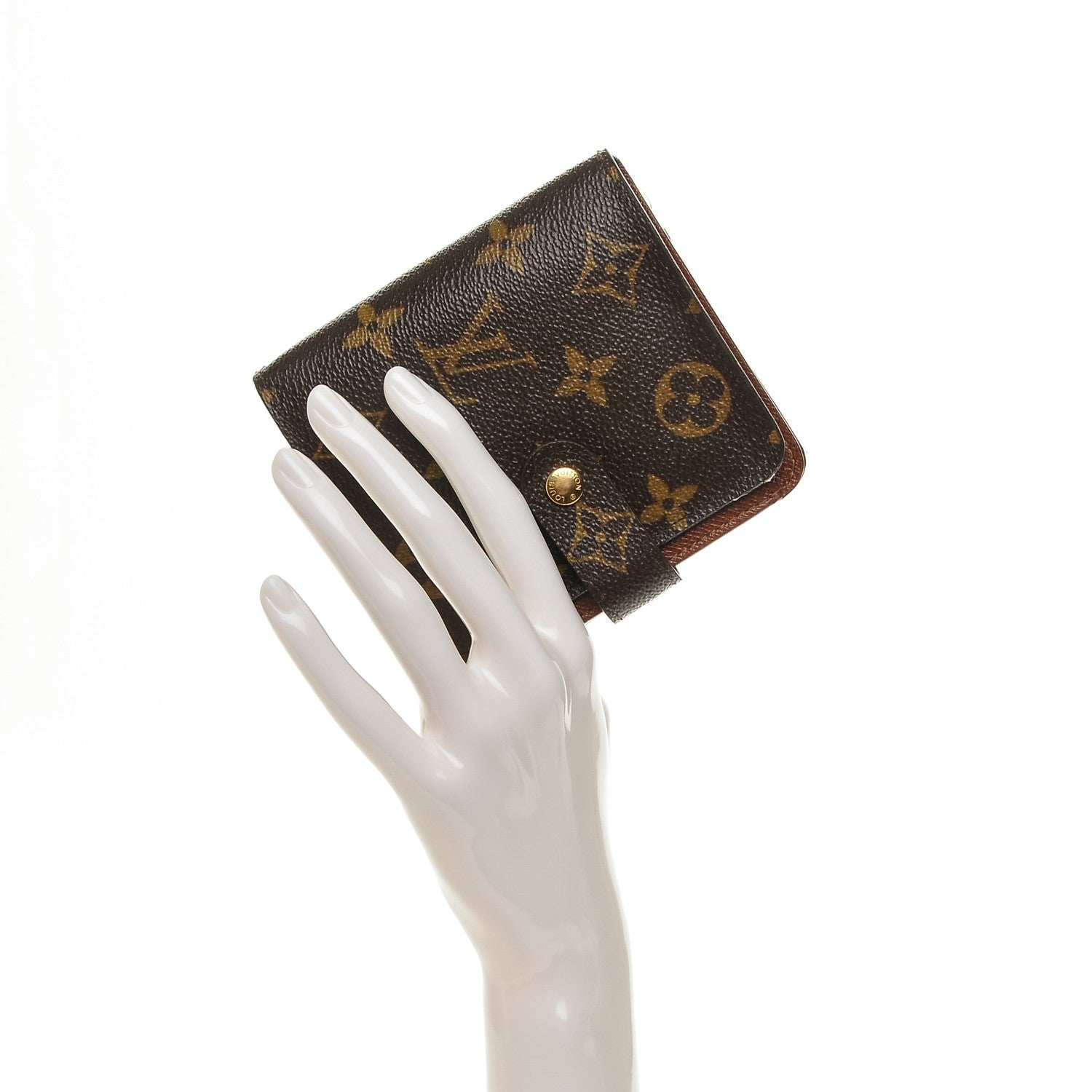 Louis Vuitton Monogram Compact Zippe Zipped Wallet 2 of 7