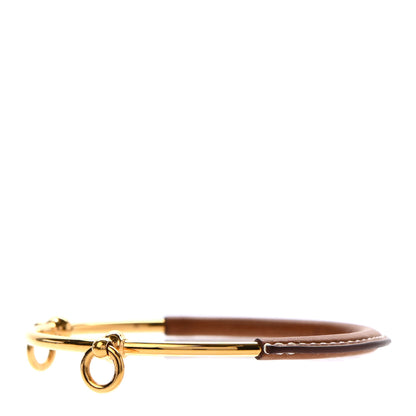 Hermes Barenia Loop 2 Bracelet M Fauve 1 of 6