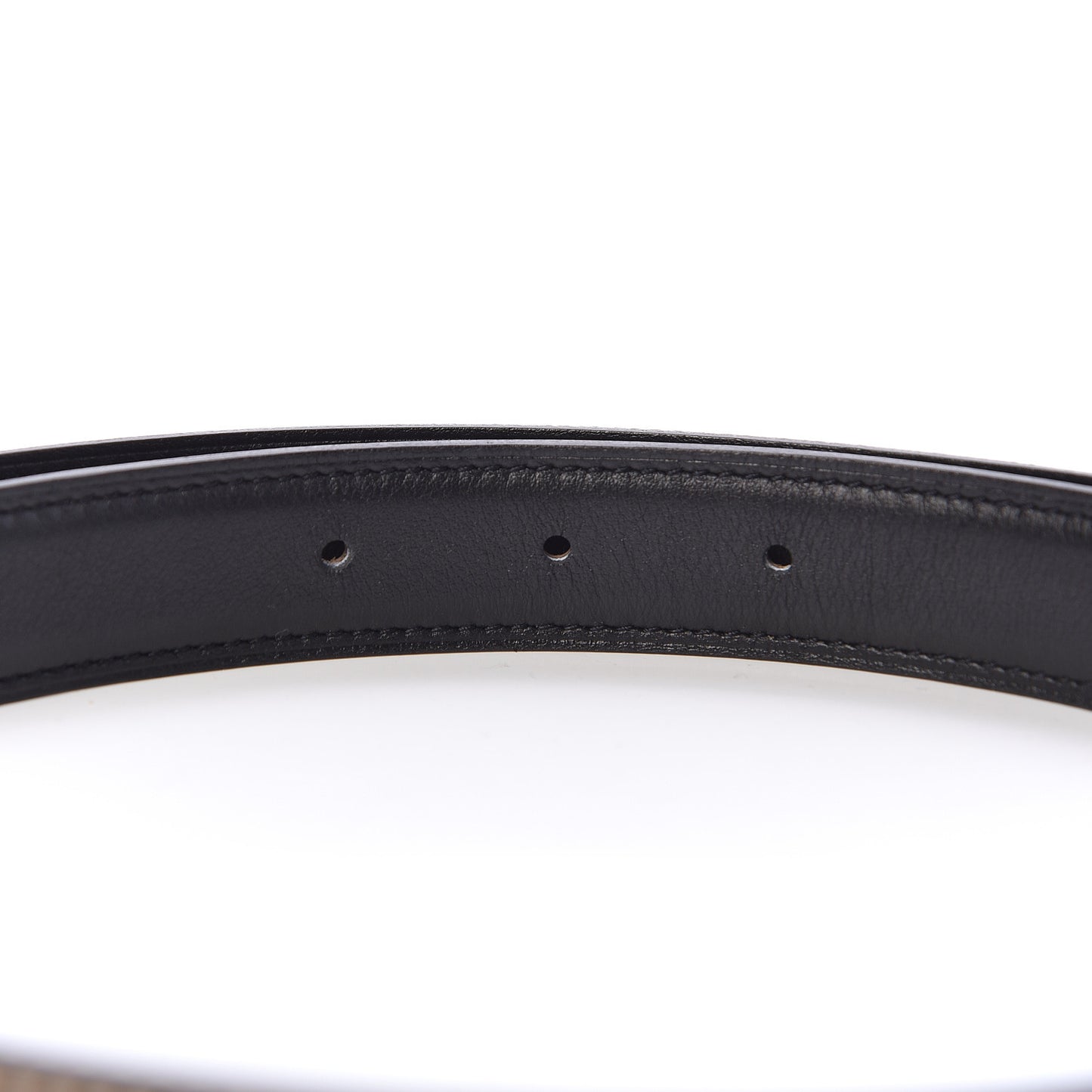 Swift Epsom 22mm H Belt 80 Black Etoupe