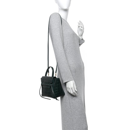 Celine Calfskin Crocodile Embossed Nano Belt Bag Amazone 2 of 10