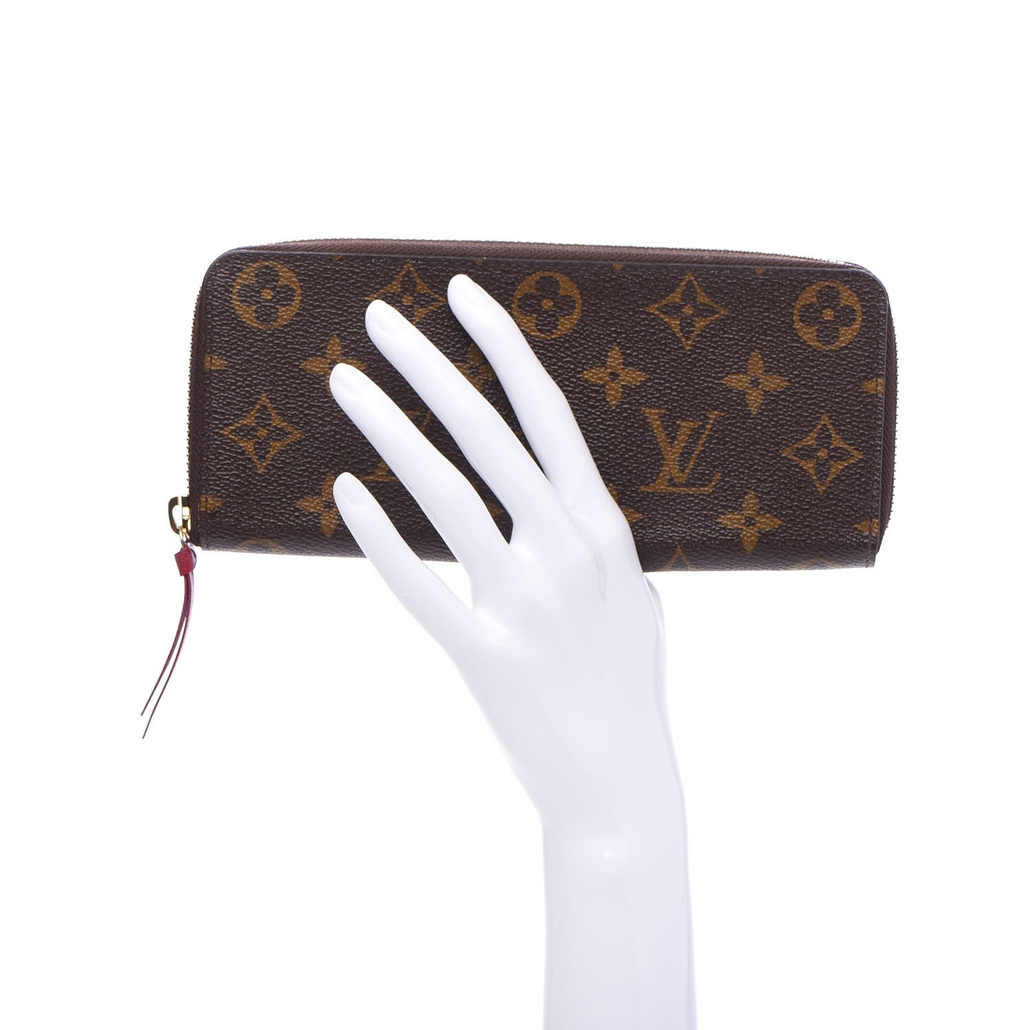 Louis Vuitton Monogram Clemence Wallet Fuchsia 2 of 9