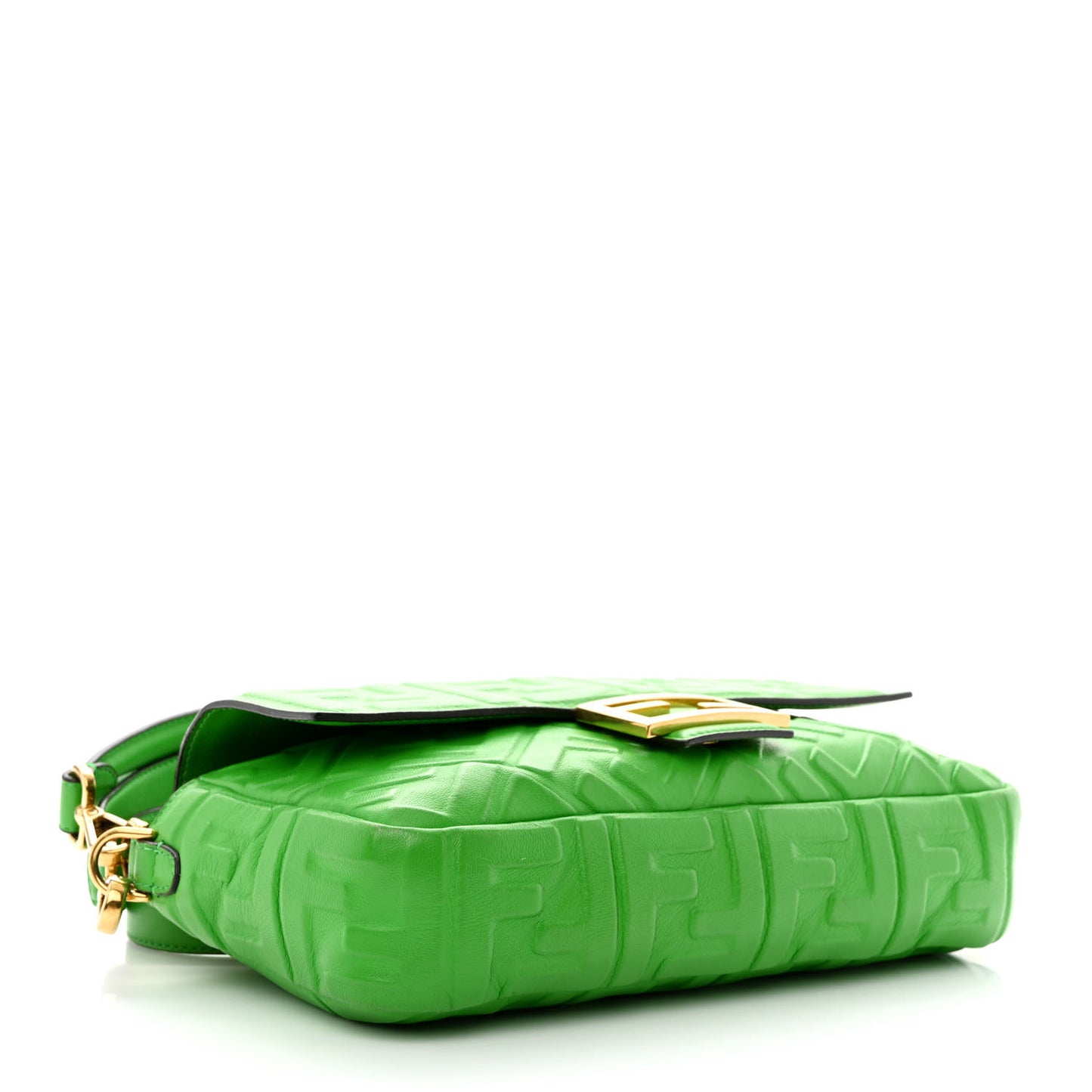 Nappa FF 1974 Embossed Baguette Tomatillo