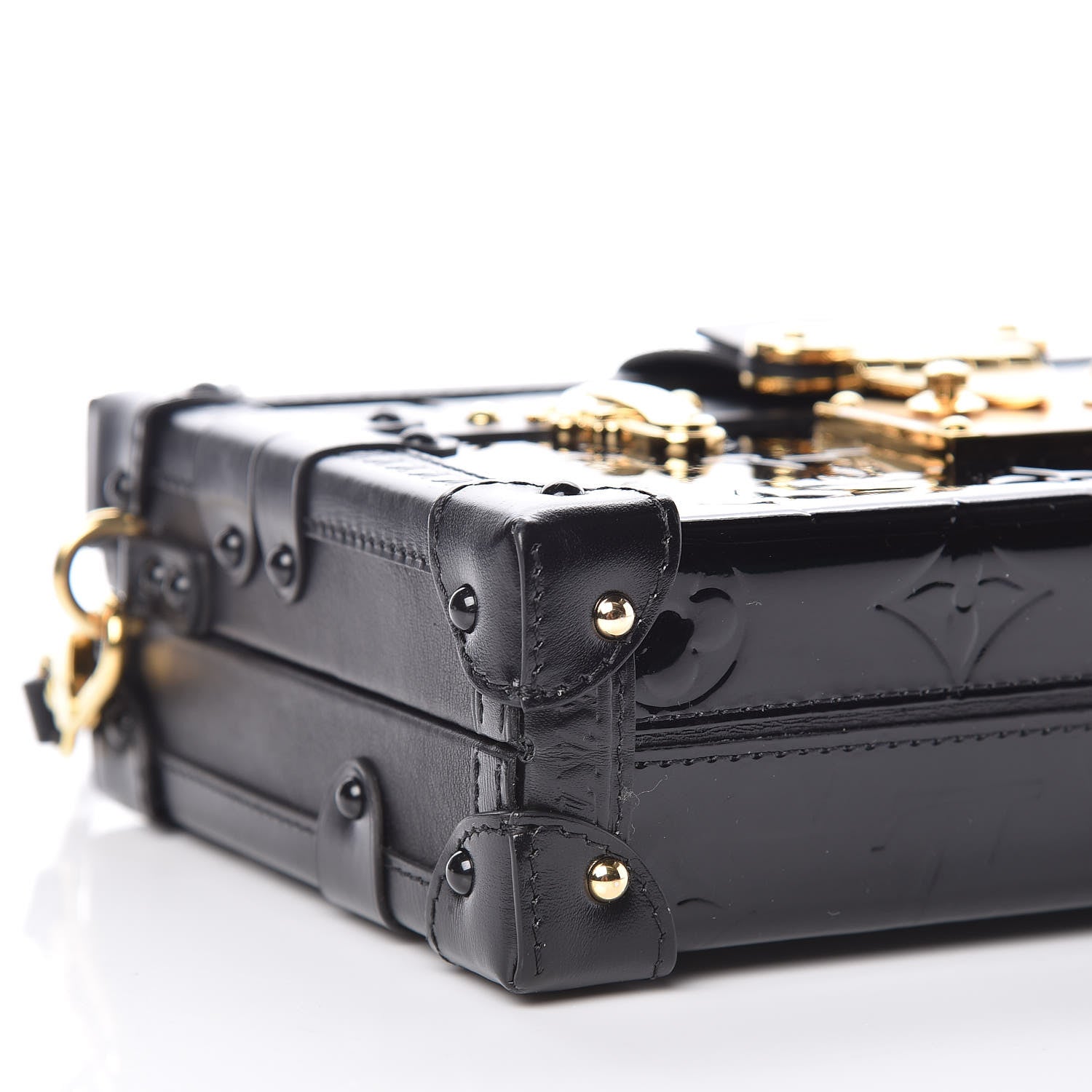 Louis Vuitton Vernis Petite Malle Black 7 of 9