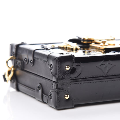 Louis Vuitton Vernis Petite Malle Black 7 of 9