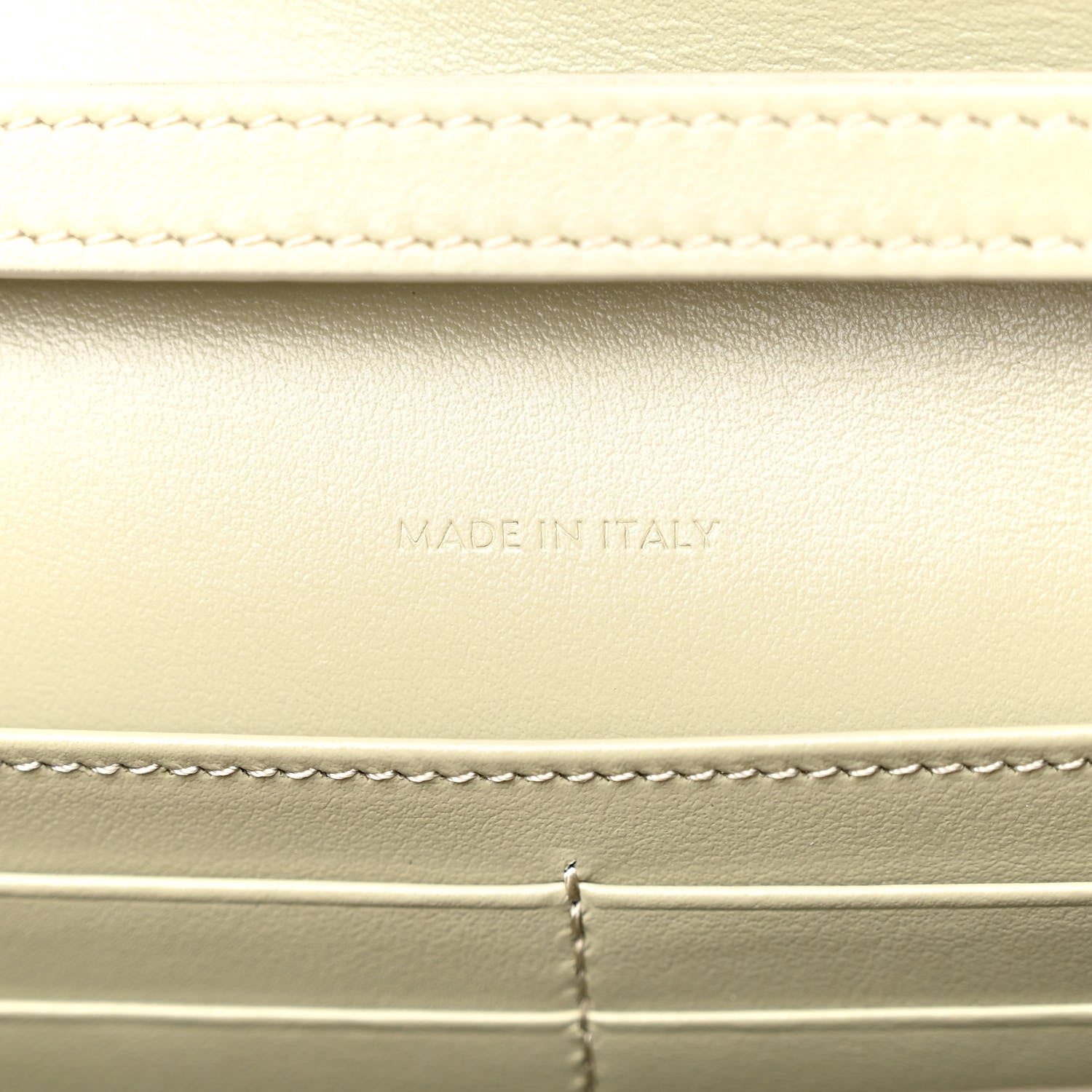 Celine Shiny Calfskin Triomphe Margo Wallet on Chain Green Clay 7 of 10