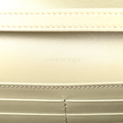 Celine Shiny Calfskin Triomphe Margo Wallet on Chain Green Clay 7 of 10