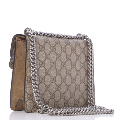 Gucci GG Supreme Monogram Mini Dionysus Shoulder Bag Taupe 4 of 8