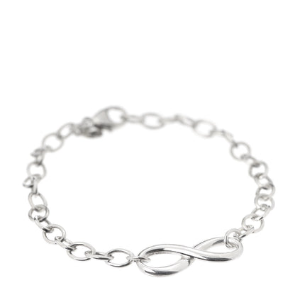 Tiffany Sterling Silver Infinity Chain Bracelet 1 of 5