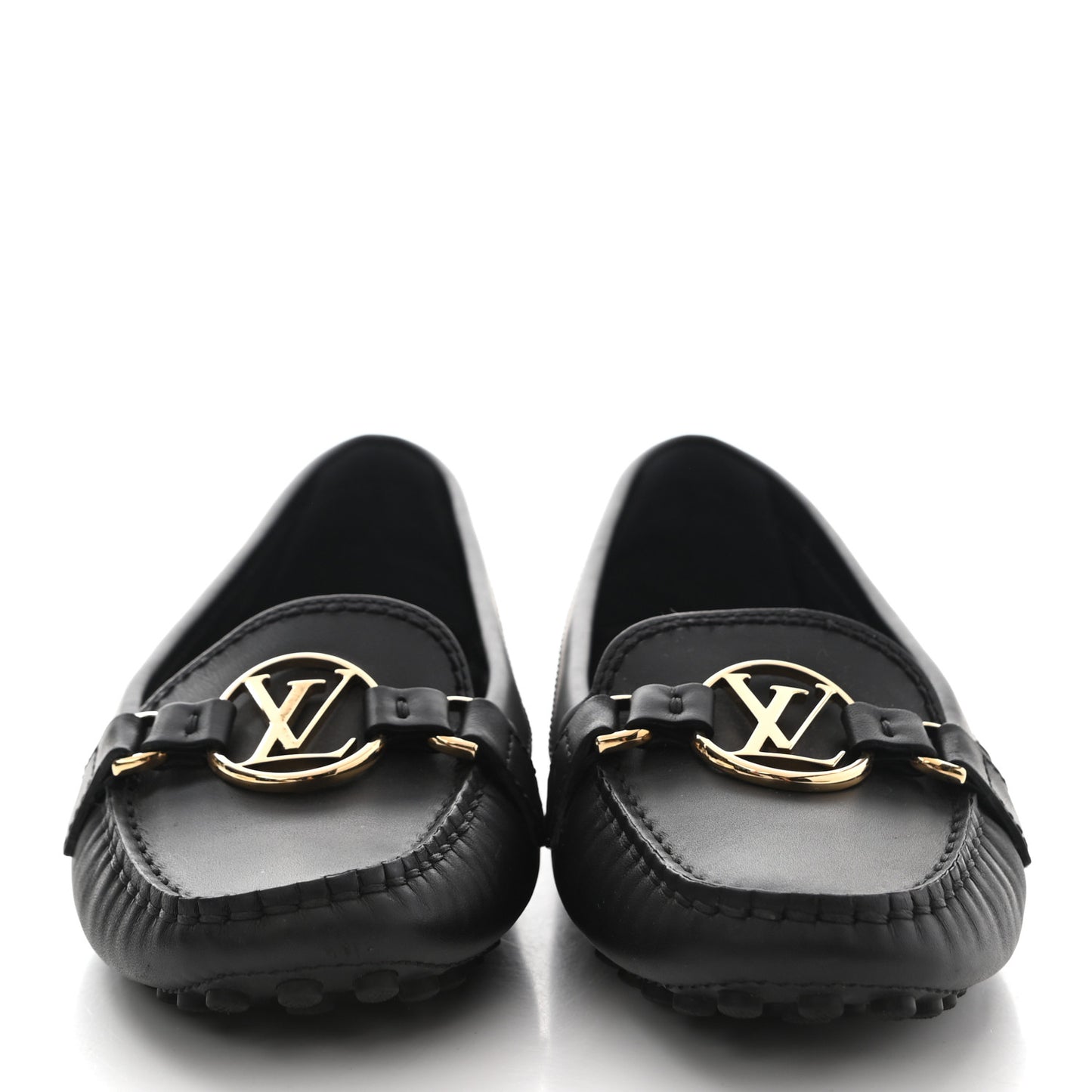 Calfskin Dauphine Loafers 37.5 Black