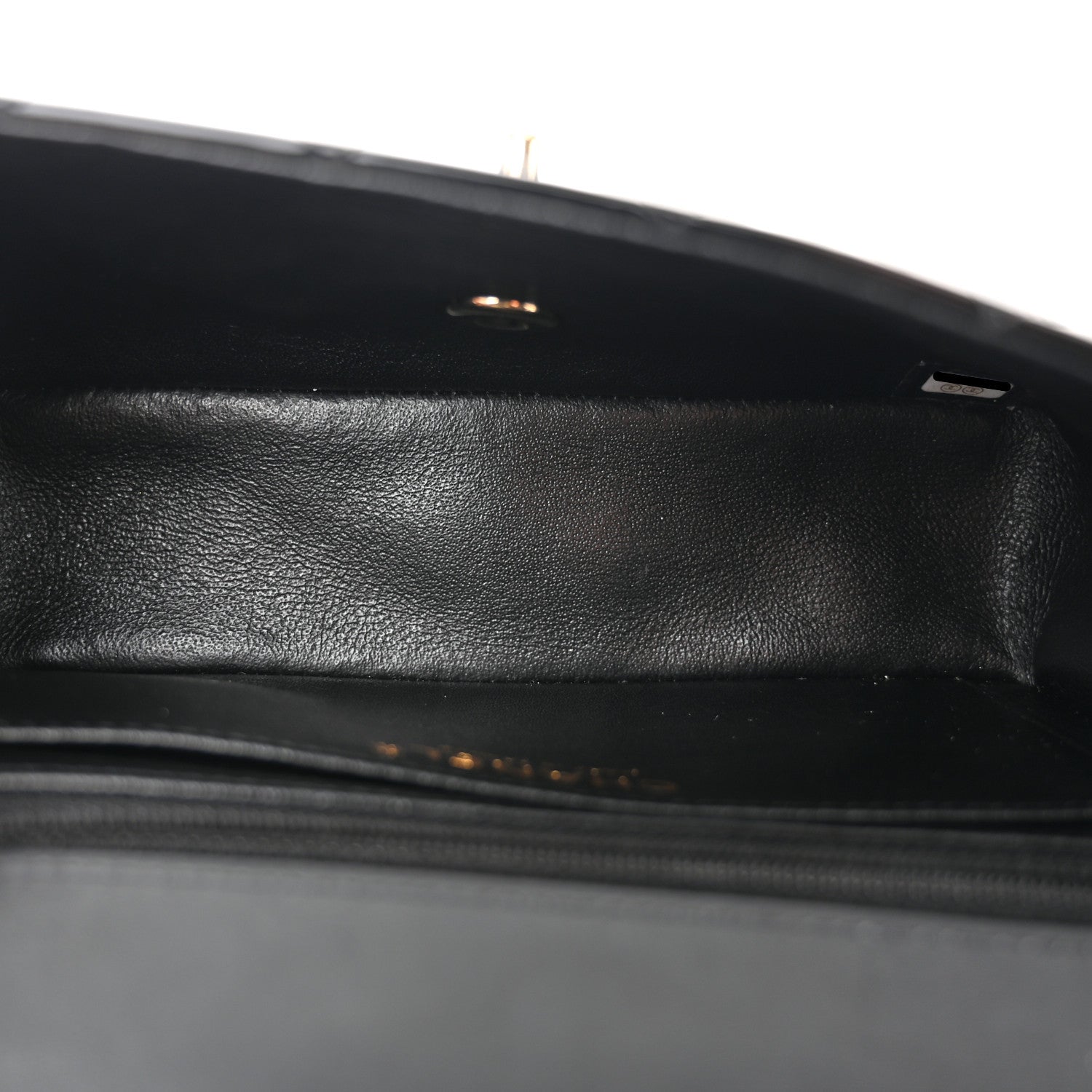 Chanel Patent Calfskin Quilted Mini Rectangular Flap Black 5 of 11