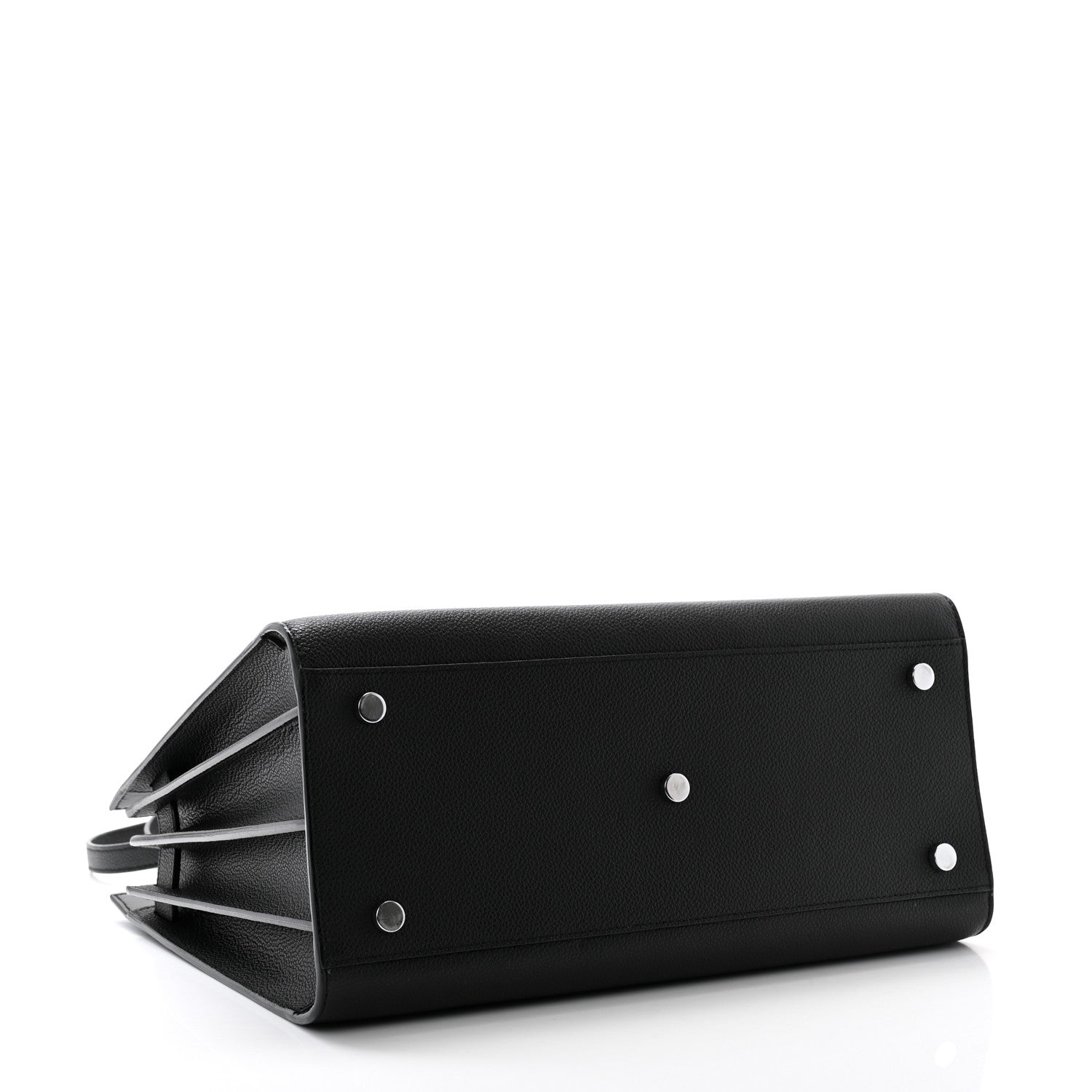 Saint Laurent Grained Calfskin Small Sac De Jour Black 4 of 11