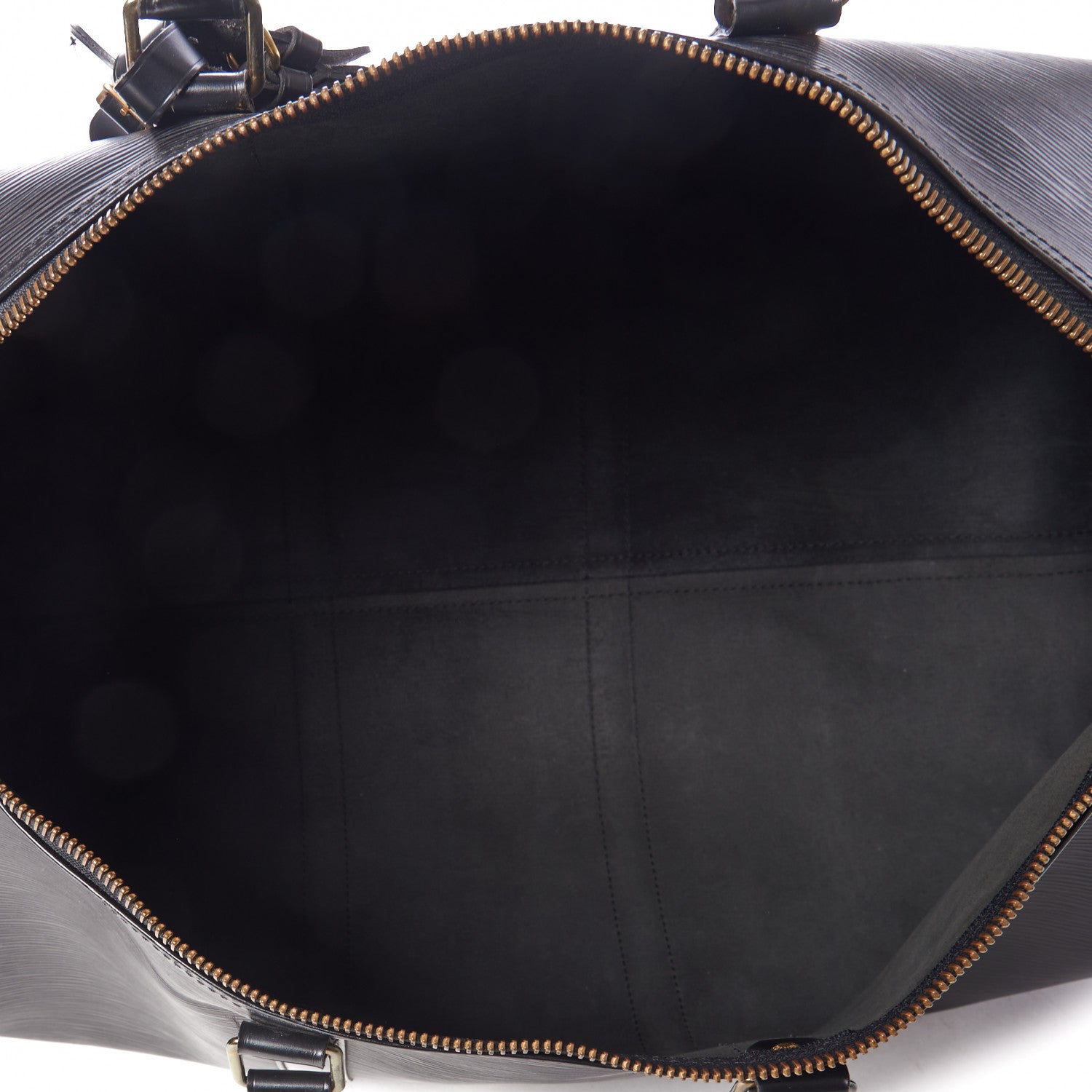Louis Vuitton Epi Keepall 55 Black 6 of 10