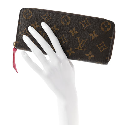 Louis Vuitton Monogram Clemence Wallet Fuchsia 2 of 7