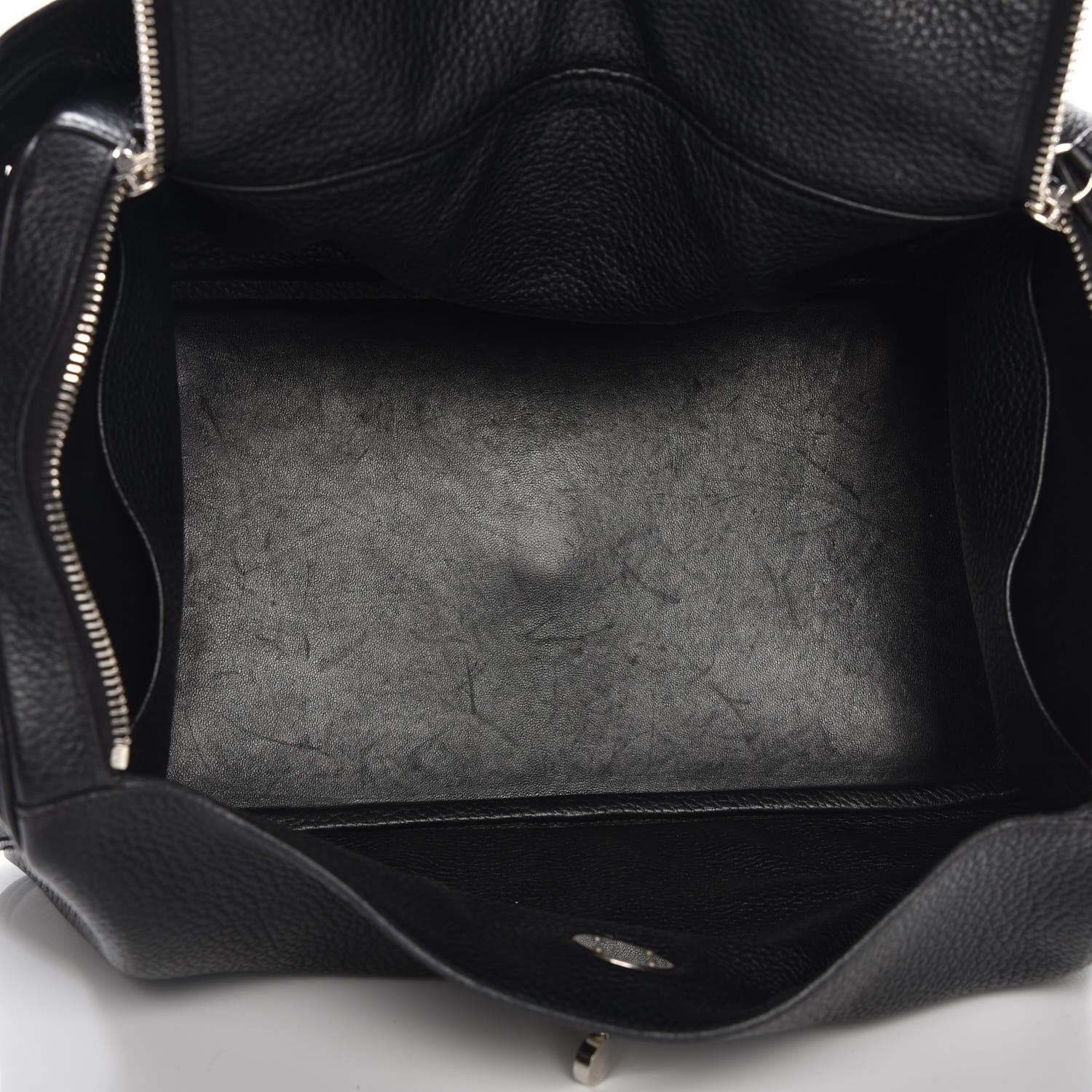 Hermes Taurillon Clemence Lindy 34 Black 5 of 15