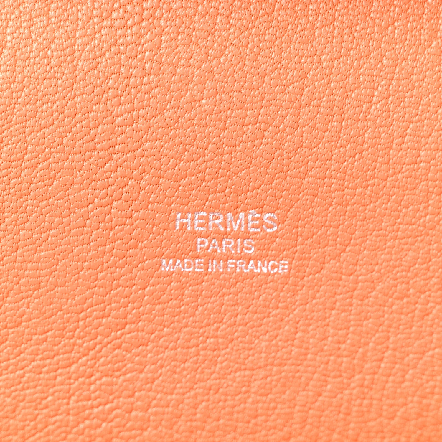 Hermes Taurillon Clemence Jypsiere 28 Orange 6 of 10