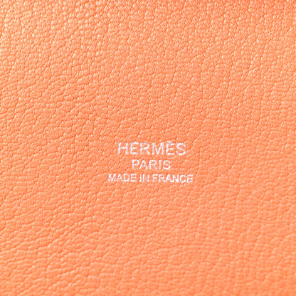 Hermes Taurillon Clemence Jypsiere 28 Orange 6 of 10