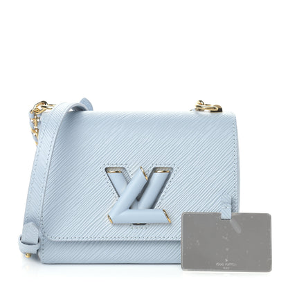 Louis Vuitton Epi Twist Shoulder Bag PM Bleu Celeste 1 of 8