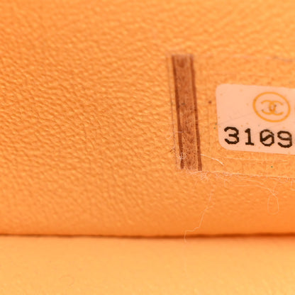 Chanel Lambskin Quilted Mini Rectangular Flap Pink Yellow 7 of 10