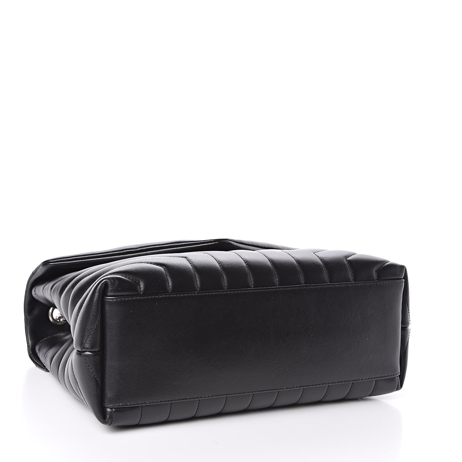 Saint Laurent Calfskin Y Quilted Monogram Medium Loulou Chain Satchel Black 4 of 10