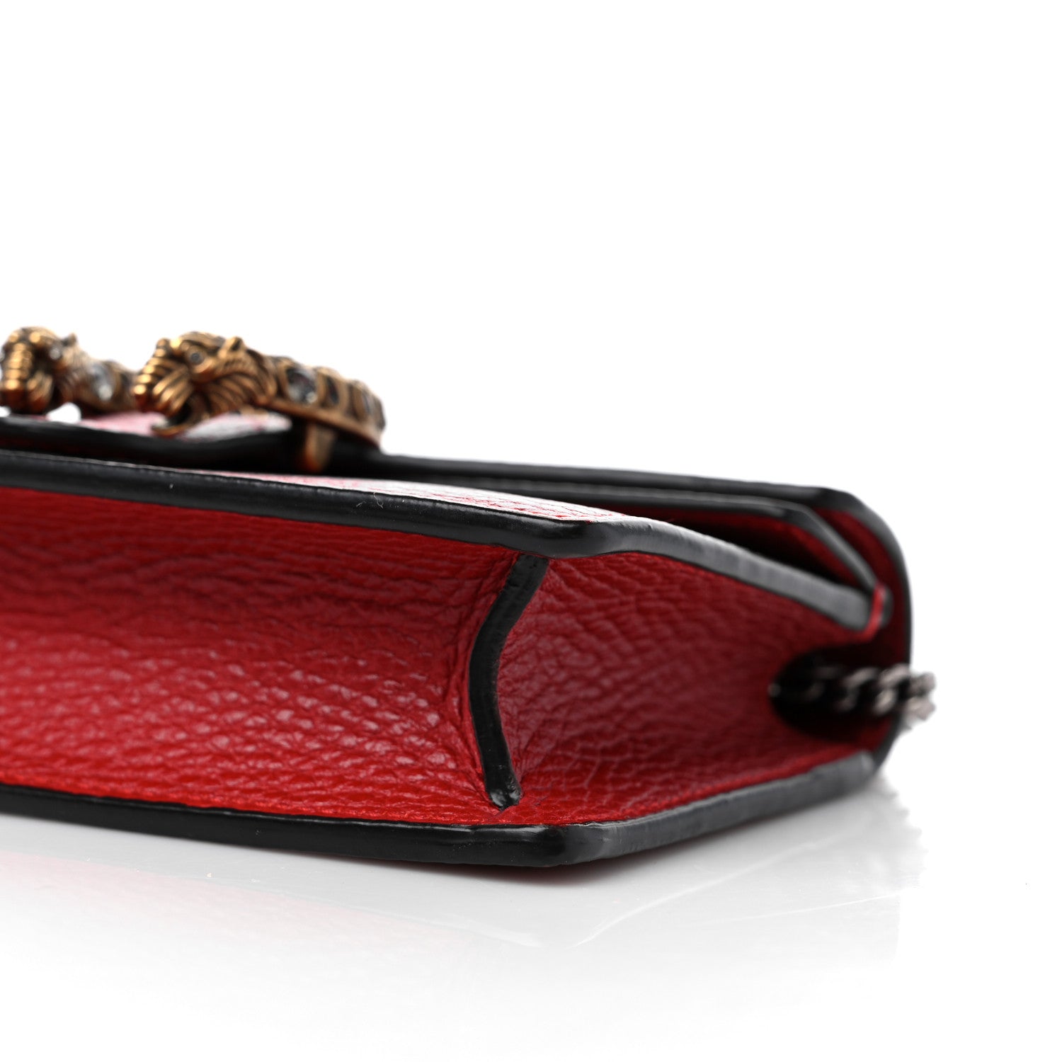 Gucci Calfskin Super Mini Dionysus Shoulder Bag Hibiscus Red 8 of 9