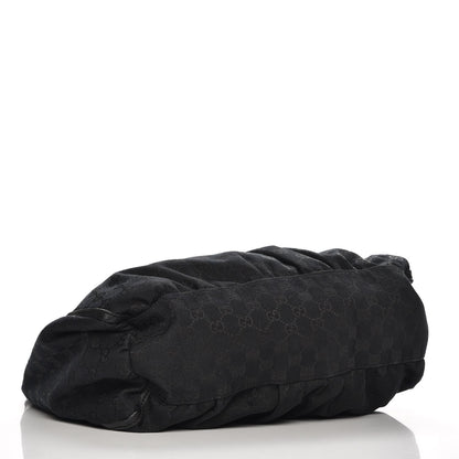 Gucci Monogram Large D Gold Hobo Black 4 of 7